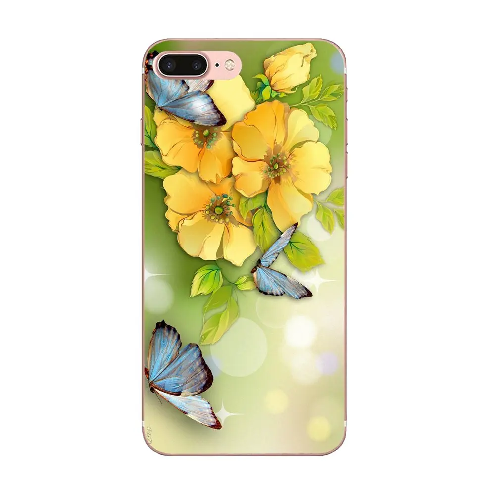 Cell Phone Case For Xiaomi Redmi Mi 4 7A 9T K20 CC9 CC9e Note 7 9 Y3 SE Pro Prime Go Play Retro Stained Glass Yellow Flower | Мобильные
