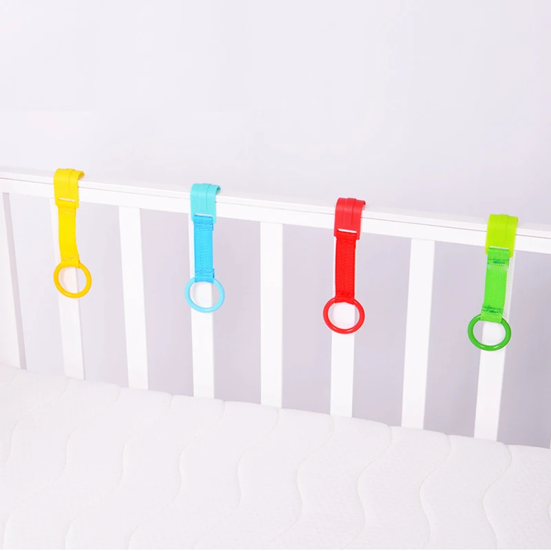 Портативная детская кровать 4 шт. компактный многоцветный крючок тяговое кольцо