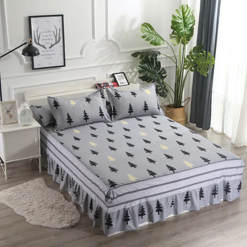 Постельное белье с геометрическим принтом постельное из 100% полиэстера домашний