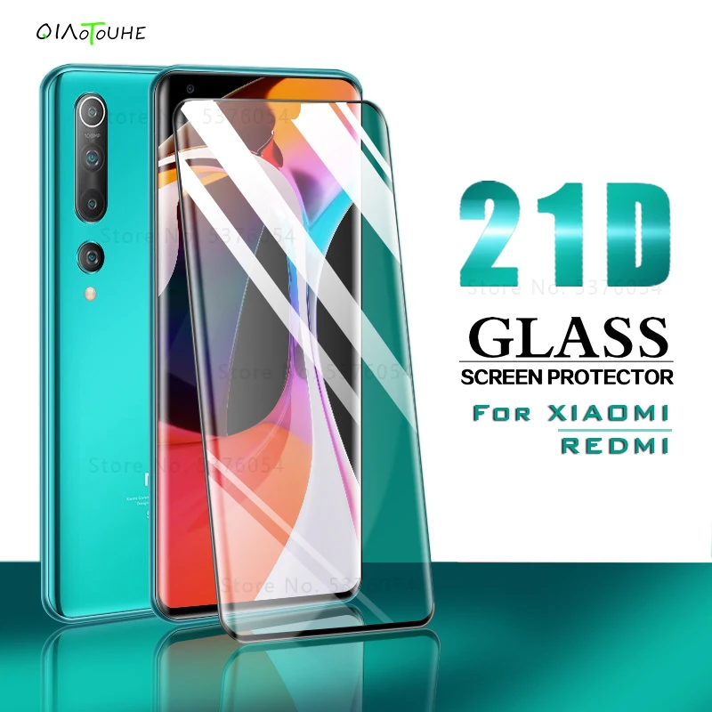 

21D Tempered Glass For Xiaomi Redmi Note 9s 6 7 8 Pro 8T Screen Protector On The For Redmi 8 8A 6A 6 7 7A Pro Protective Glass