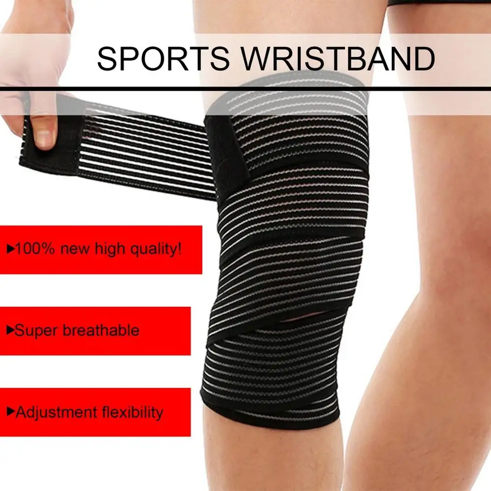 1 шт. регулируемый спортивный хлопковый эластичный бандаж ручной тренажерный
