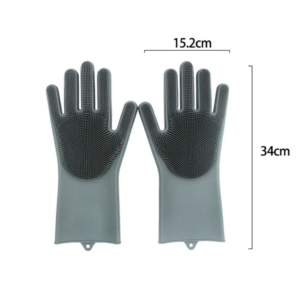 Silicone world Cleaning Gloves Multifunction Dish Washing For Kitchen Household Clean Tools | Дом и сад