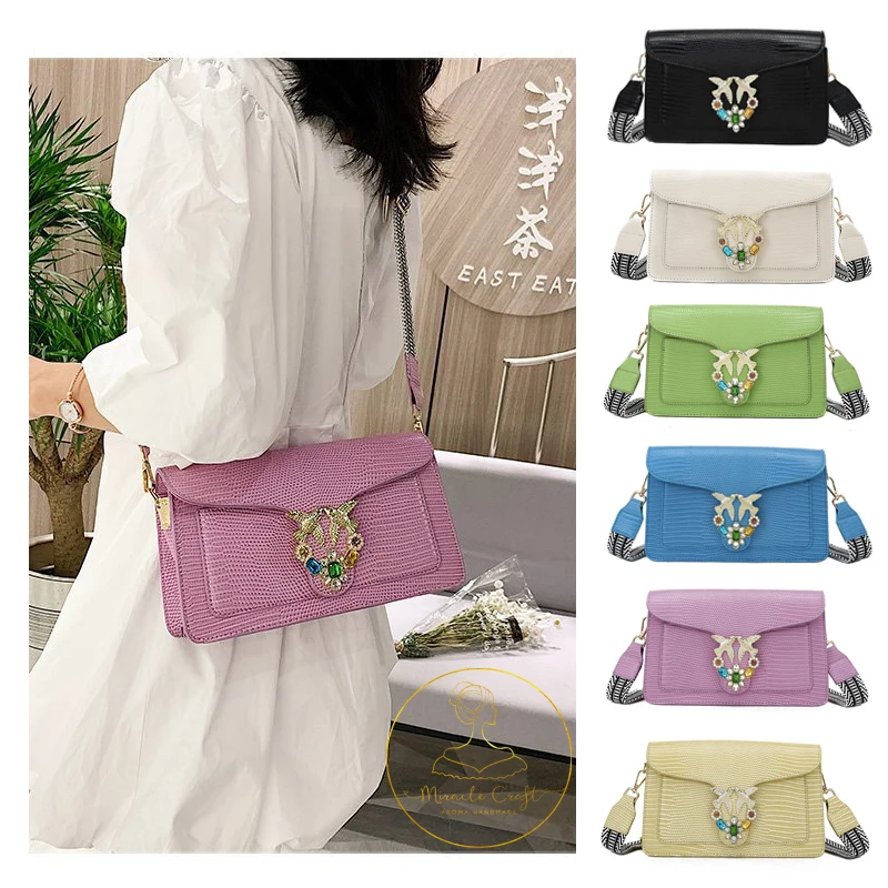 2020 летняя цветная Магнитная женская сумка через плечо с широким плетеным
