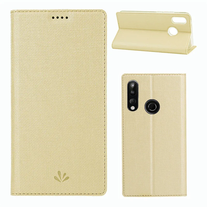 Для htc Desire 19+ чехол Desire 19 Plus роскошный автоматический магнитный тканевый чехол из искусственной кожи с текстурой