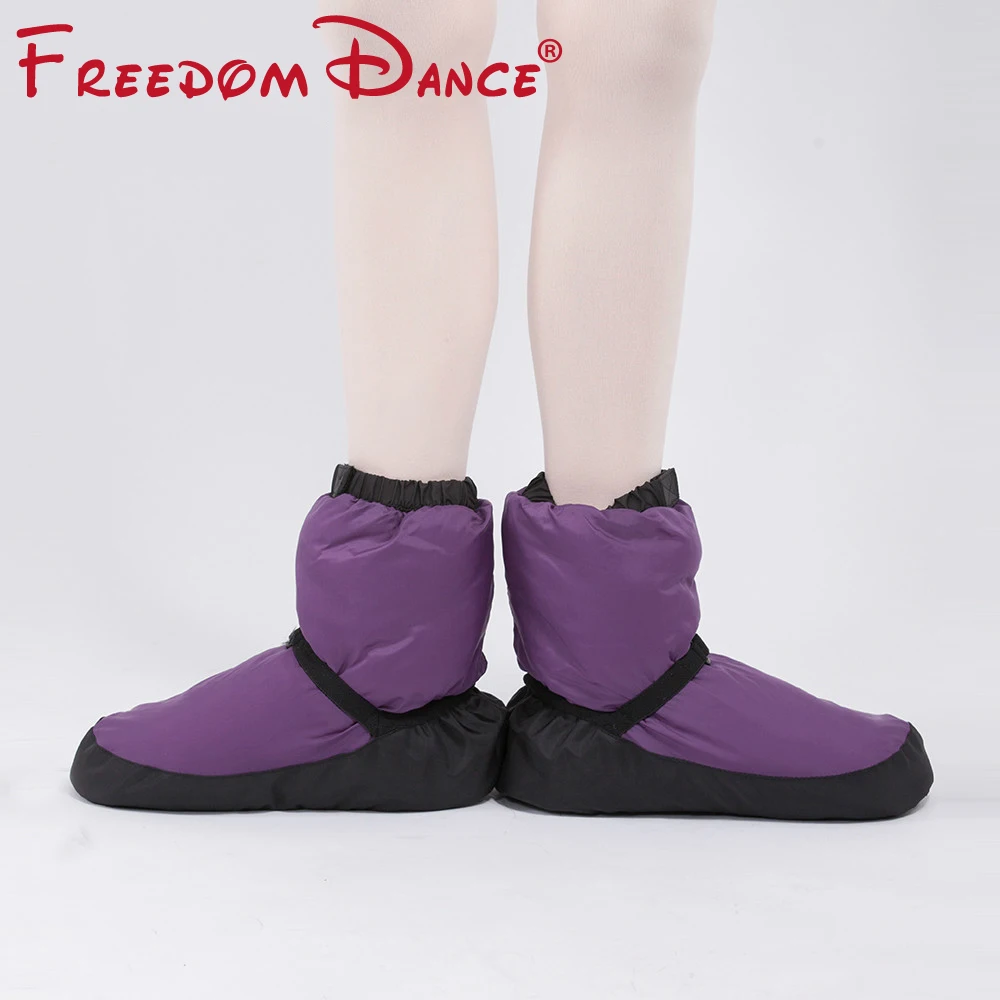 New Ballet Warm-ups For Women Ballet Pointe Dance Shoes Soft Dance Boots Protection Foot Warm Shoes Winter Fitness Boots