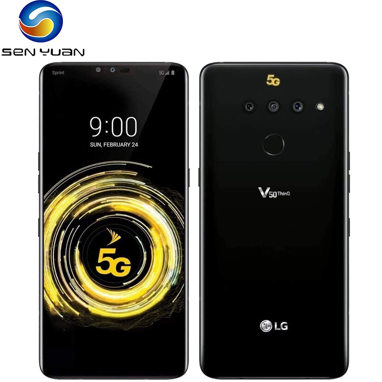 

Оригинальный разблокированный мобильный телефон LG V50 ThinQ V450PM/V500N 5G 6,4 дюйма NFC 6 ГБ + 128 ГБ Восьмиядерный процессор двойная фронтальная 3 тылова...