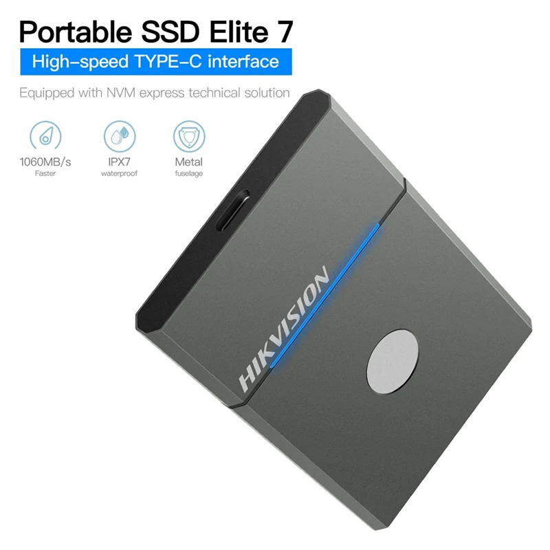 Kaufen HIKVISION Elite 7 Touch Tragbare SSD 500GB 1TB Mit Hallo Backup Und Hallo Sicherheit Ultra USB 3,2 Gen Externe Solid State Drives