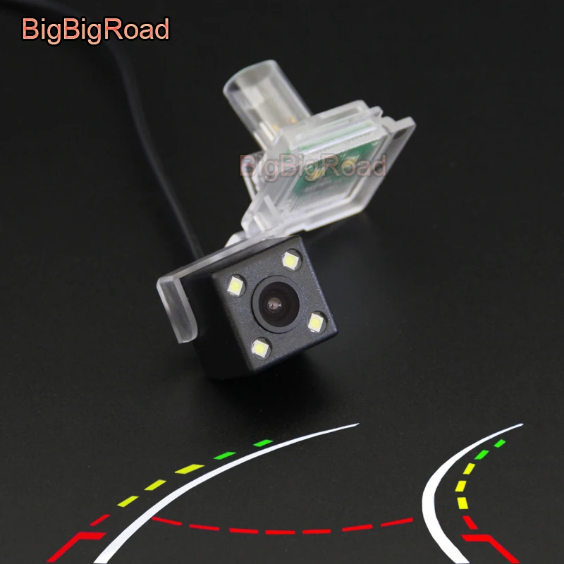 BigBigRoad Car Intelligent Dynamic Trajectory Tracks Rear View Parking CCD Camera For Mercedes Benz AMG C Class C63S Coupe 2017 |