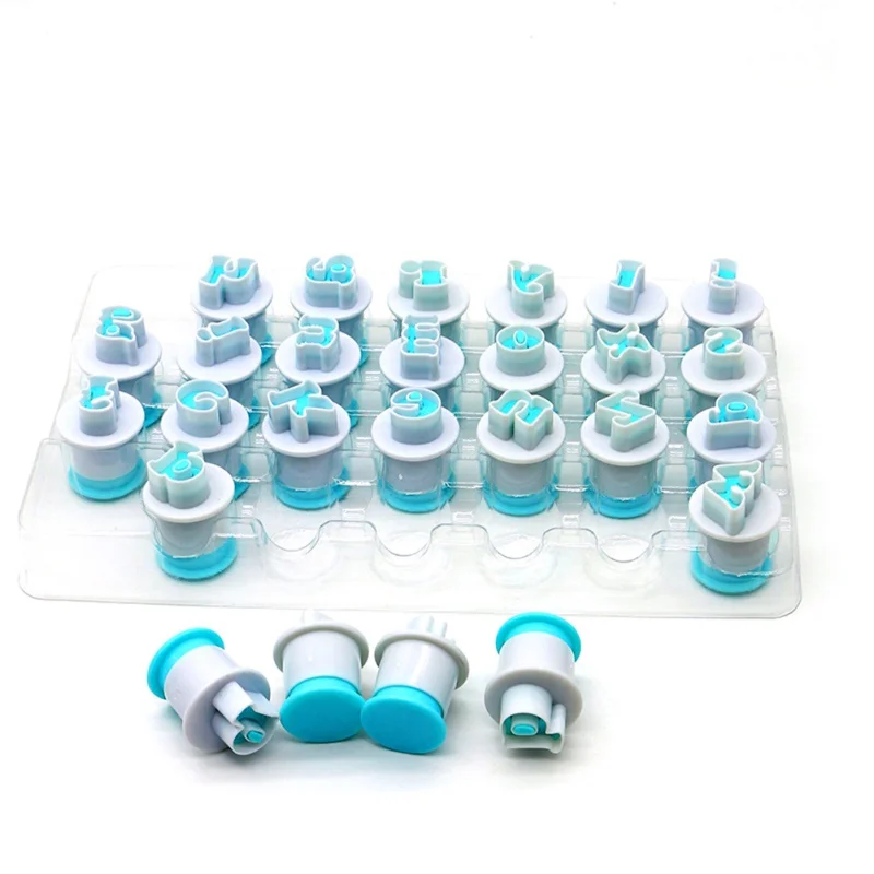 Выпечка кондитерские формы письмо помадка Формочки для печенья 26 шт. Верхние и