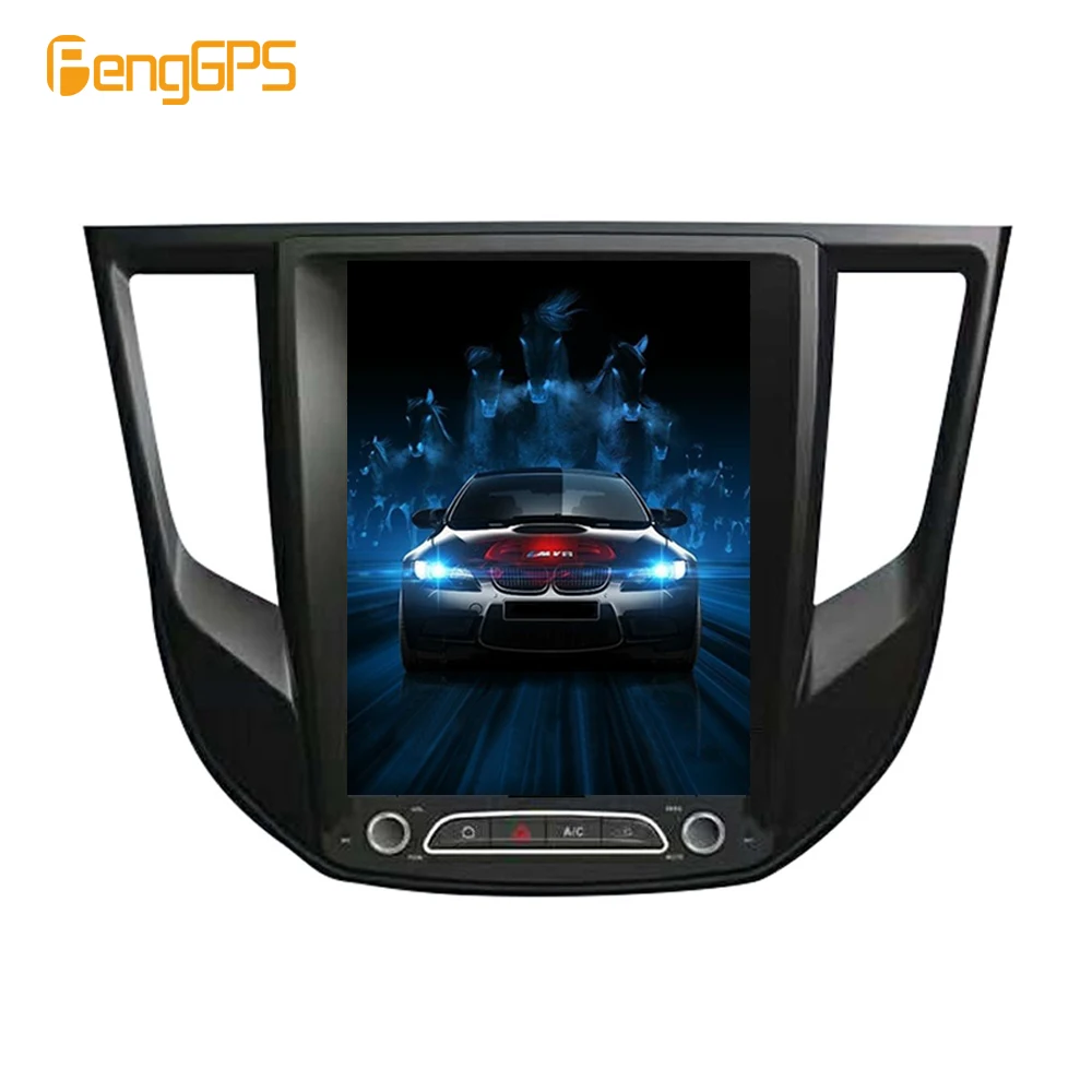 Автомобильный радиоприемник в стиле Tesla с вертикальным экраном и GPS для Mitsubishi Grand