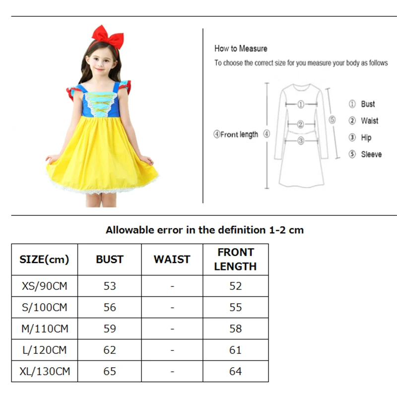 

Carnival Halloween Purim Girl Princess Maid Costume Cute Tutu Dress With Headband Cosplay Fancy Party Dress