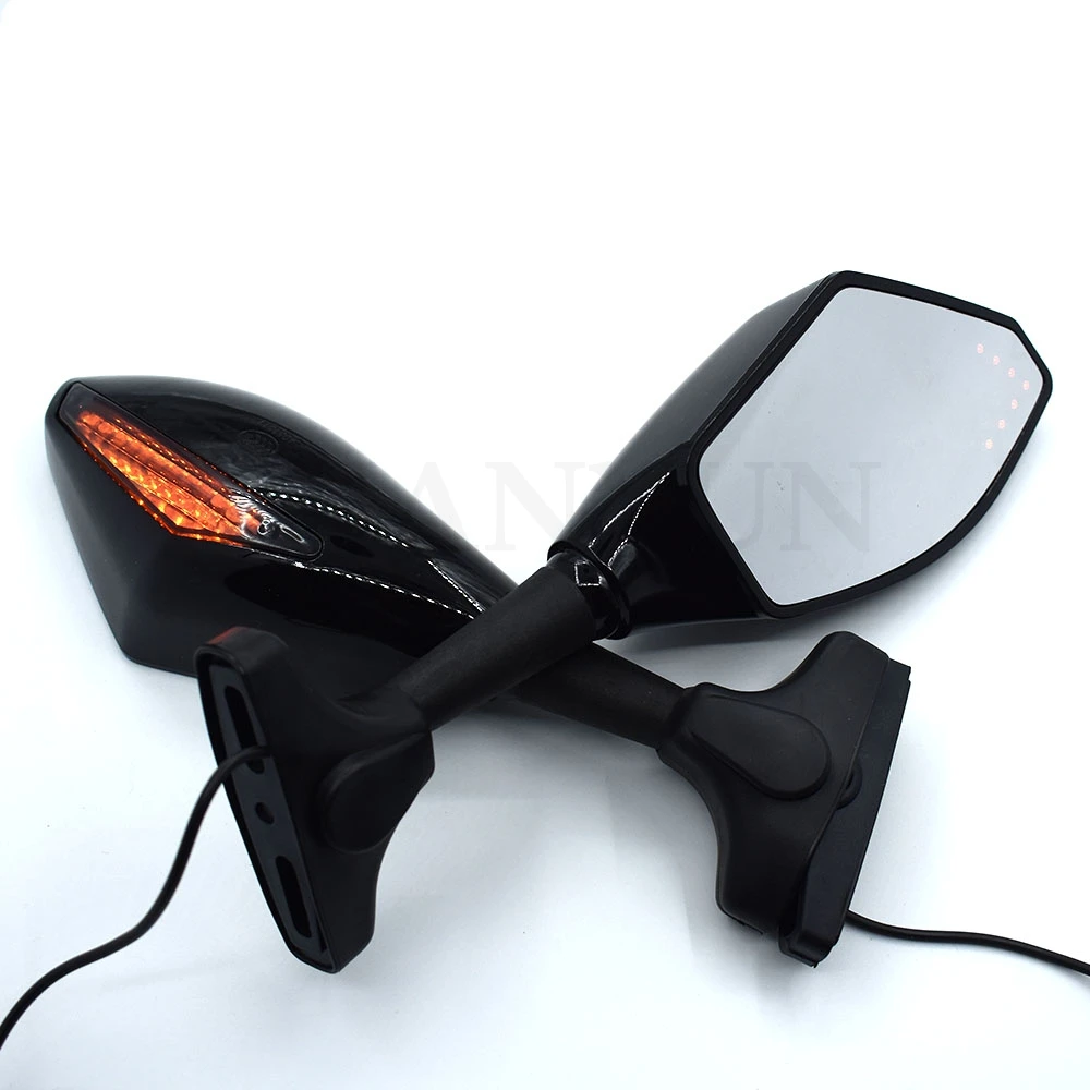 Универсальный мотоцикл заднего вида боковое Крыло зеркала w/светодиодный