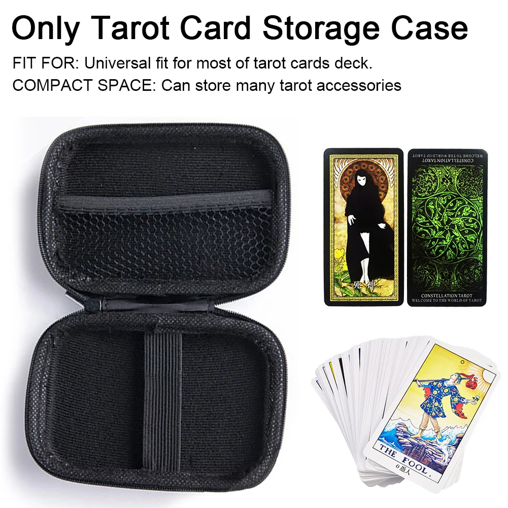 

Universal Tarot Card Storage Case Multifunction Home Organizer Hard EVA Anti Scratch Fully Protect Waterproof And Anti-ash