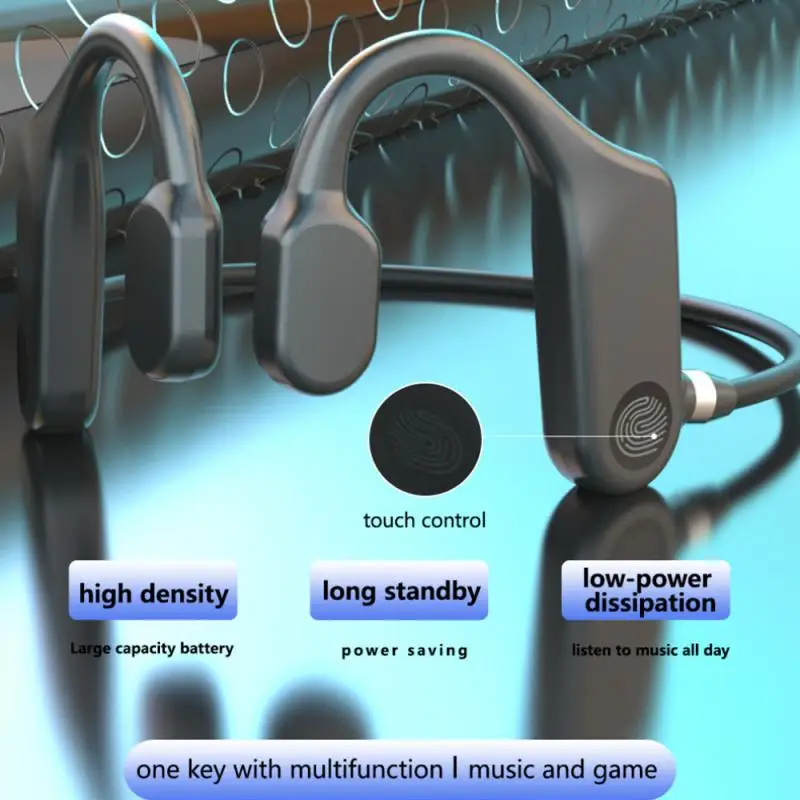 Новые наушники с костной проводимостью сенсорные Bluetooth беспроводная гарнитура TWS