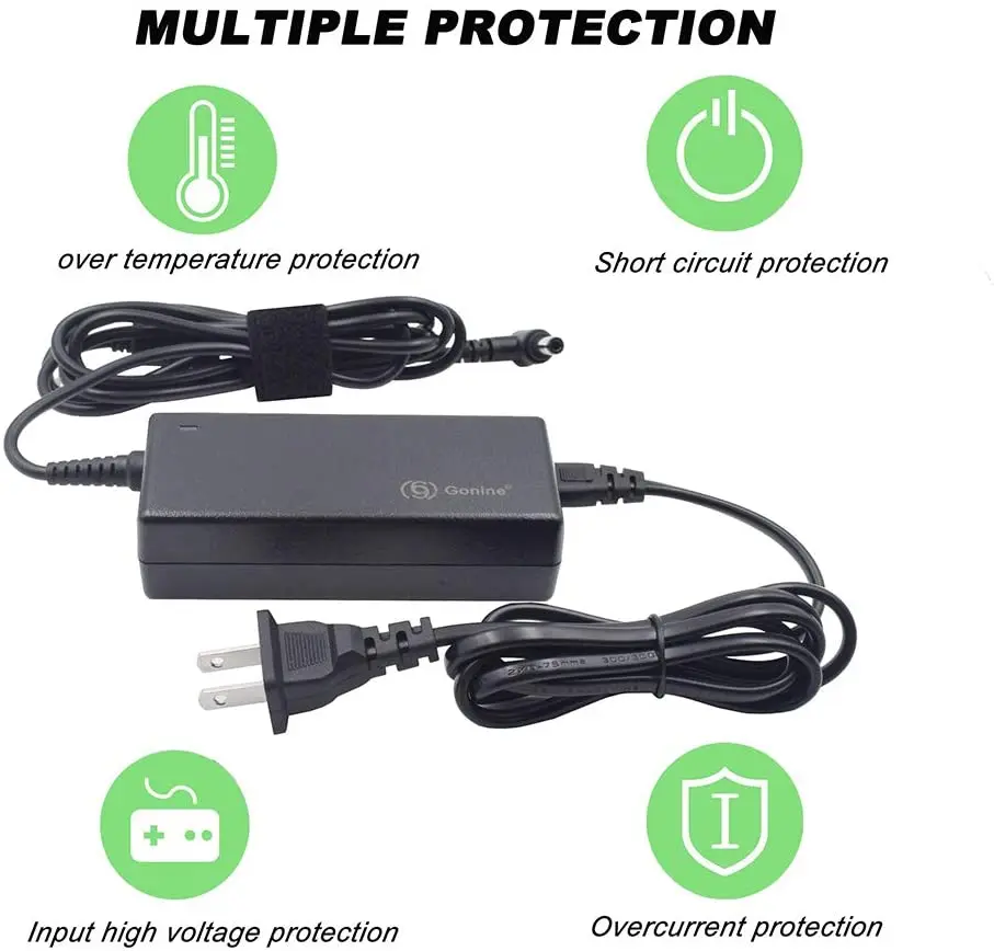Gonine 24V 2.5A источник питания 60W AC DC адаптер зарядное устройство с 5.5X2.5mm разъем Jack для