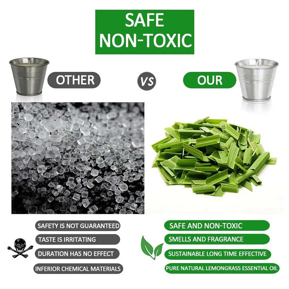 Свеча против комаров цитронеллы свечи для сада патио пикника кемпинга | Дом и сад