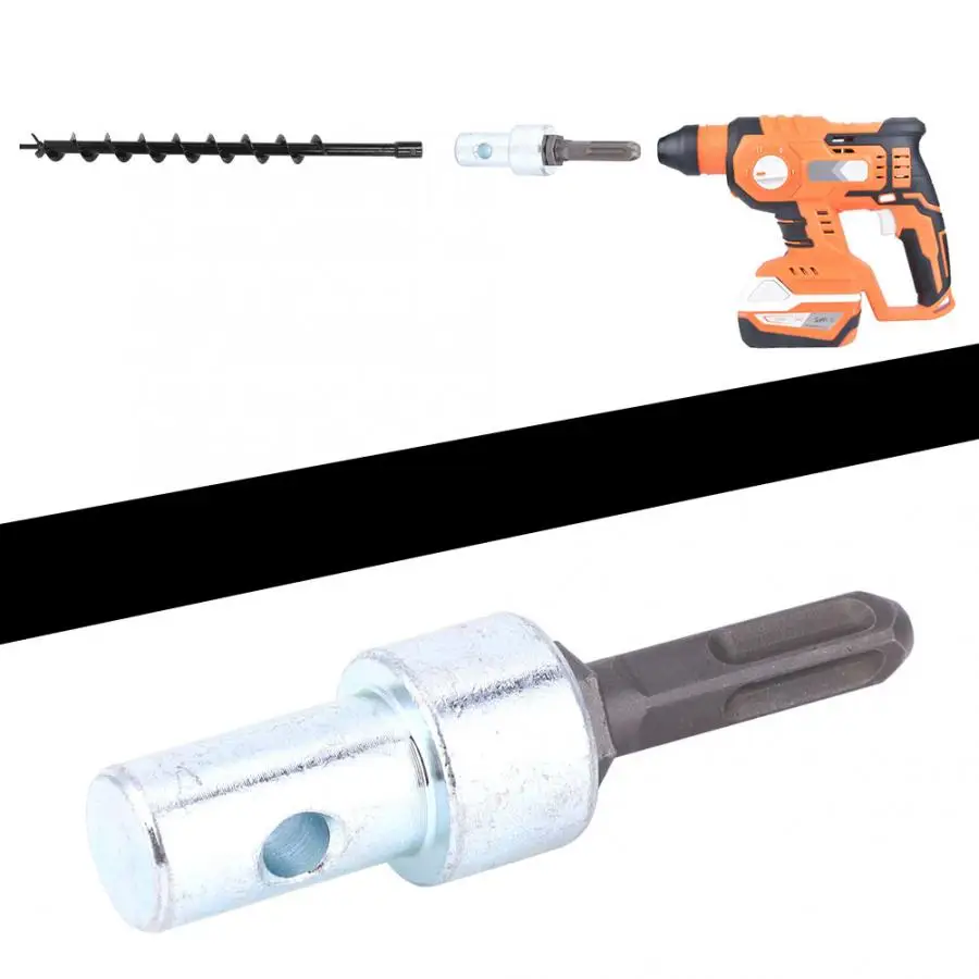 Квадрат 4 ямы бурильные долота адаптер земляной шнек для электрического молотка