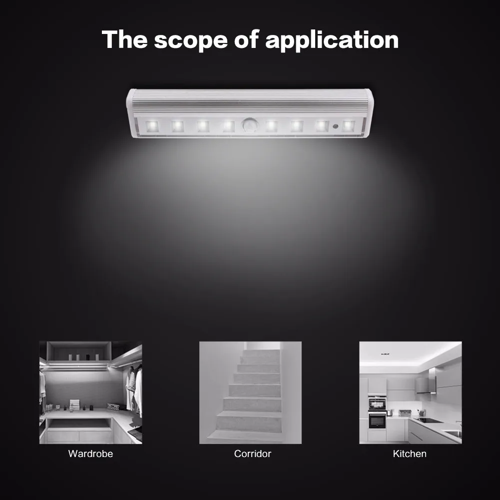 Светодиодный светильник s ночной светодиодный беспроводной PIR Автоматический