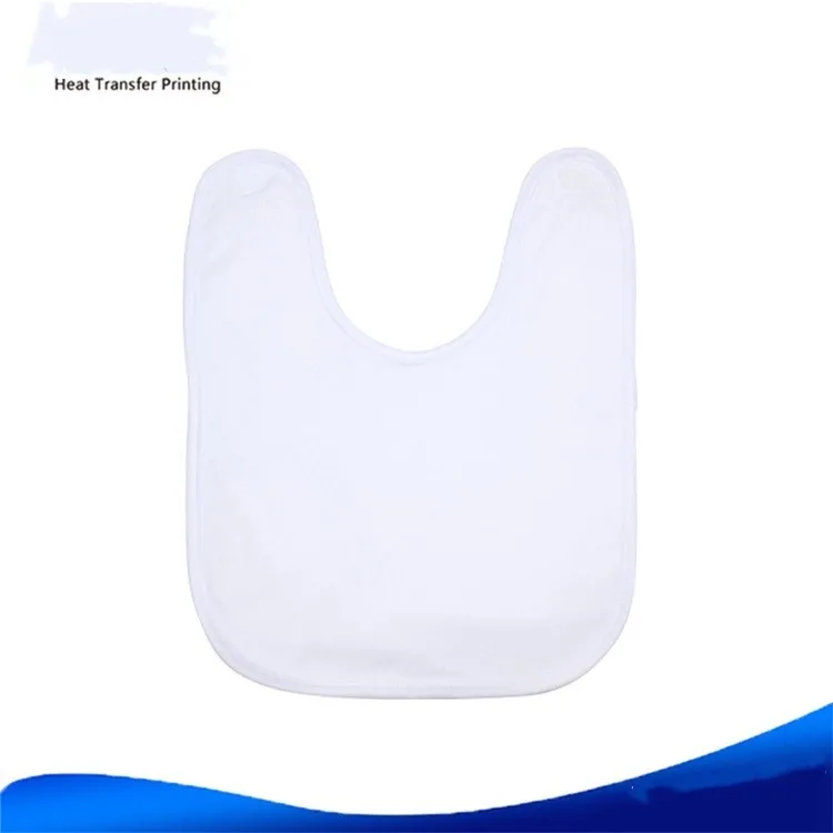 New sublimation blank Children's bib polyester towel saliva bib blank personalized consumables 10pcs/lot wholesale