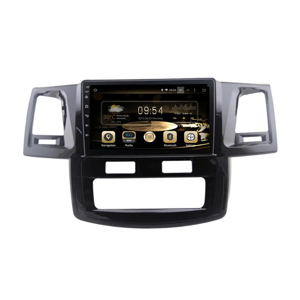 Android 9 0 Octa Core PX6/PX5 Fit TOYOTA Fortuner/HILUX Revo/Vigo 2007-2014 Сделано в США Автомобильный dvd-плеер