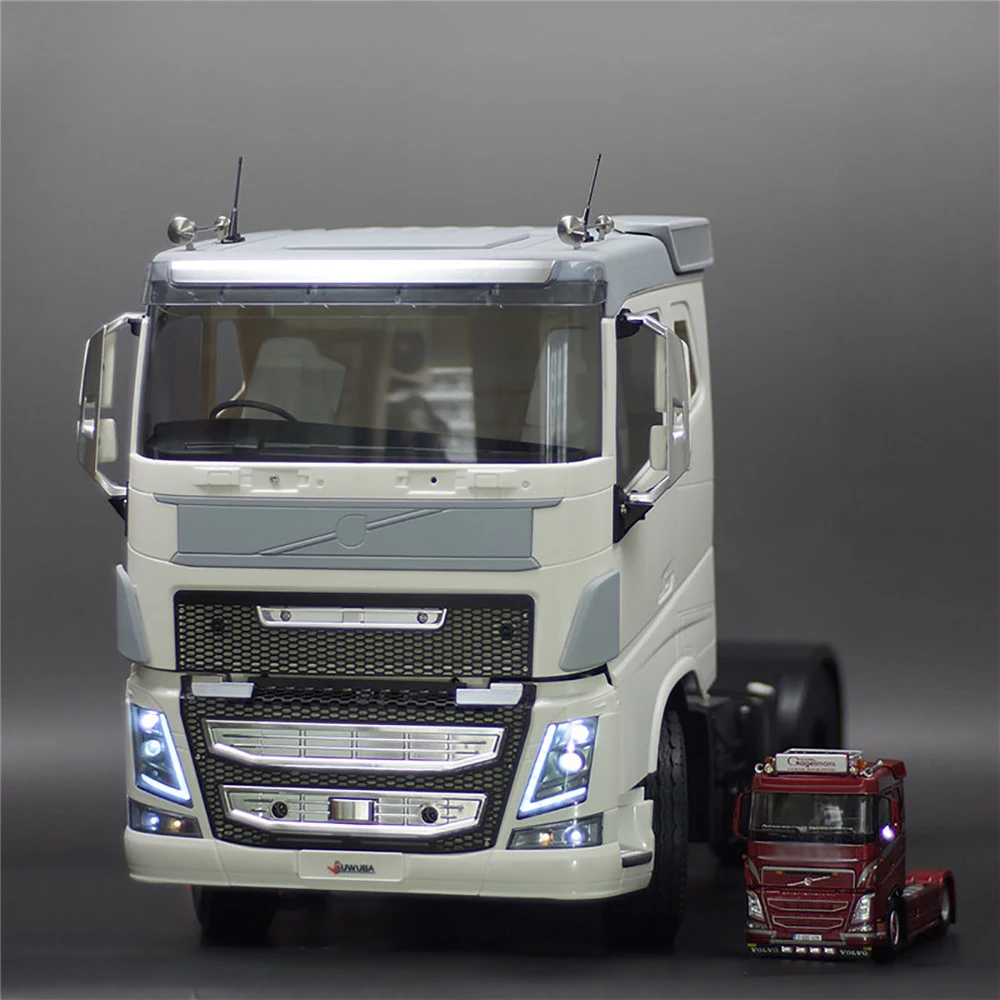 Белый корпус кузова радиоуправляемого грузовика для TAMIYA 1/14 Volvo F16 750 56360
