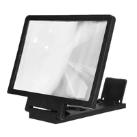 3d mobile phone screen magnifier hd amplifying stand movie video foldable desktop 5 5 inch bracket folding phone holder