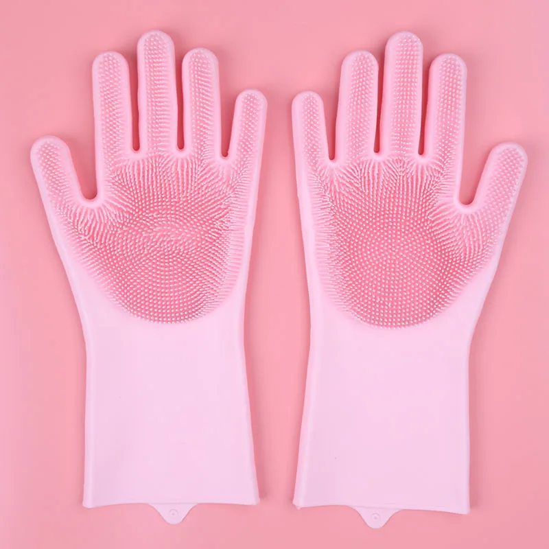 

Pet Silicone Bath Beauty To Float Hair Clean Massage Cat Dog Gloves Cat Brush Cat Accessories Pet