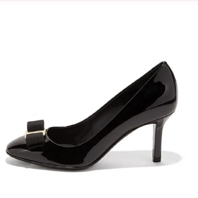 Туфли лодочки женские на каблуке с круглым носком размеры 4 16|Женские туфли| |