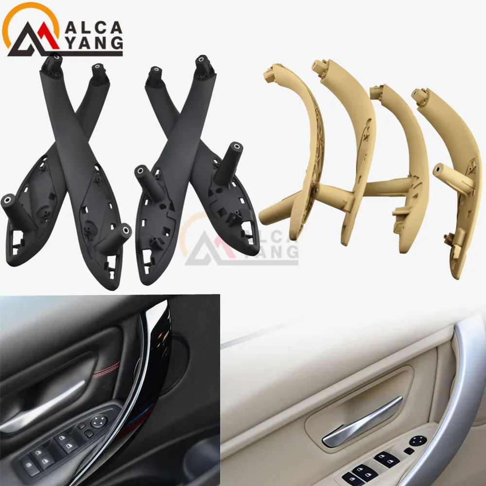 

Car Interior Door Handles for BMW 3 Series f30 f35 Left Right Front Back Rear Side Inner Doors Panel Handle Bar Pull Trim Cover