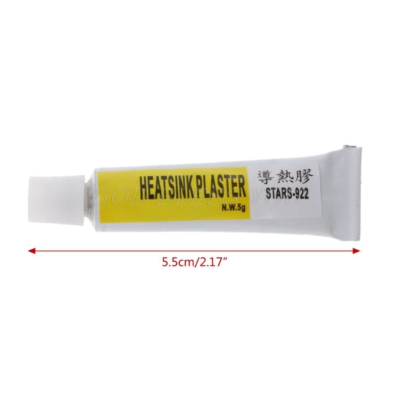 

2Pcs Heatsink Plaster Thermal Silicone Adhesive Cooling Paste Strong Adhesive Compound Glue for GPU Chip Radiator Cooling