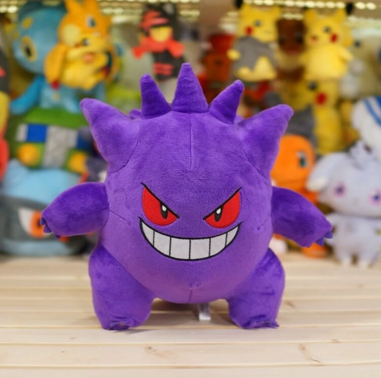 Персонаж покемона из аниме Gengar пурпурная мягкая плюшевая игрушка кукла подарок