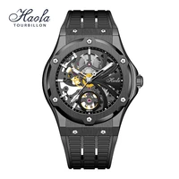 haofa 1913 1 skeleton sapphire watch for men automatic mechanical movement mens watch luminous fashion luxury 2021 zegarek meski