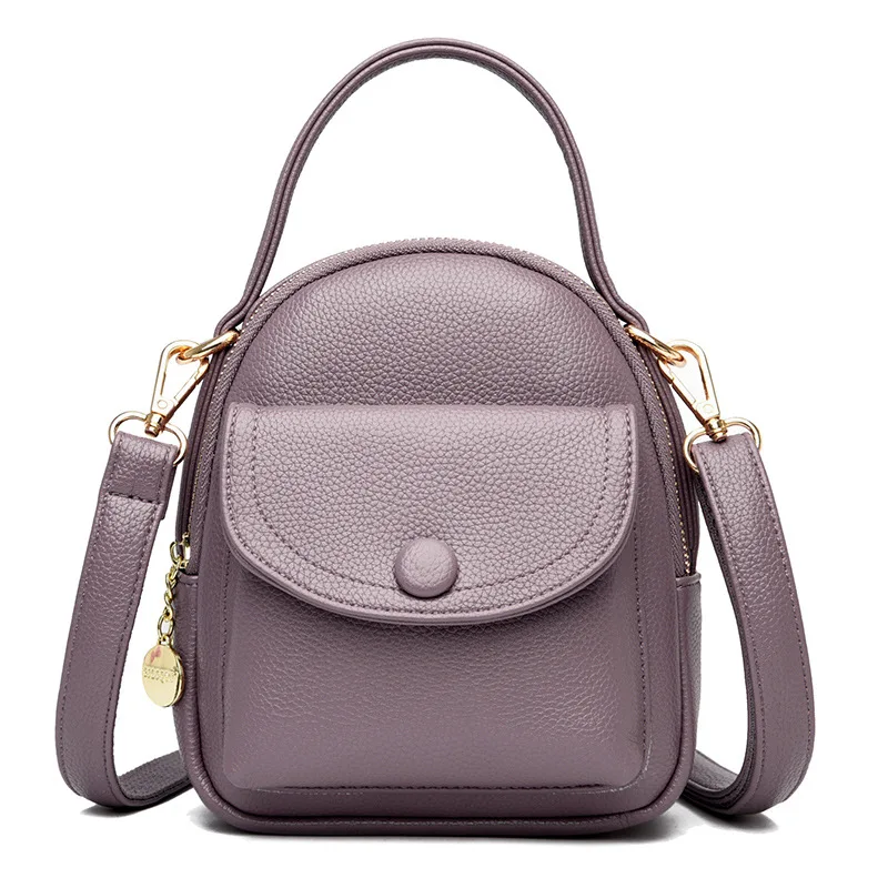 

New Soft Leather Phone Tote Bag Small Shell Bags Lady Shoulder Crossbody Bags For Women Fashion Women's Handbags Bolsas Feminina