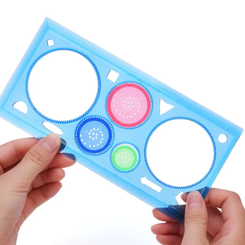 Набор линейок для рисования spirographic 1 шт. креативные спиральные Развивающие