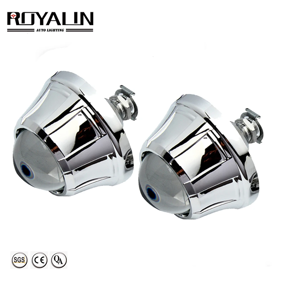 Автомобильный проектор ROYALIN H1 2 5 Bi Xenon для Pegasus Shrouds Ford C max A3 Citroen Caddy Polo Touran H4 H7