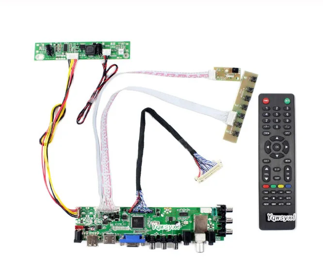 3663 цифровой сигнал DVB-C DVB-T2 DVB-T Комплект для LM230WF3-SLK1 ЖК-дисплей ТВ плата