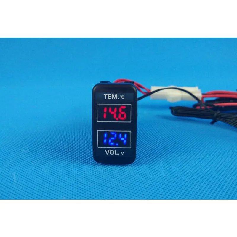 USB зарядное устройство аудио разъем напряжение выход дисплей температура VO L.V TEM