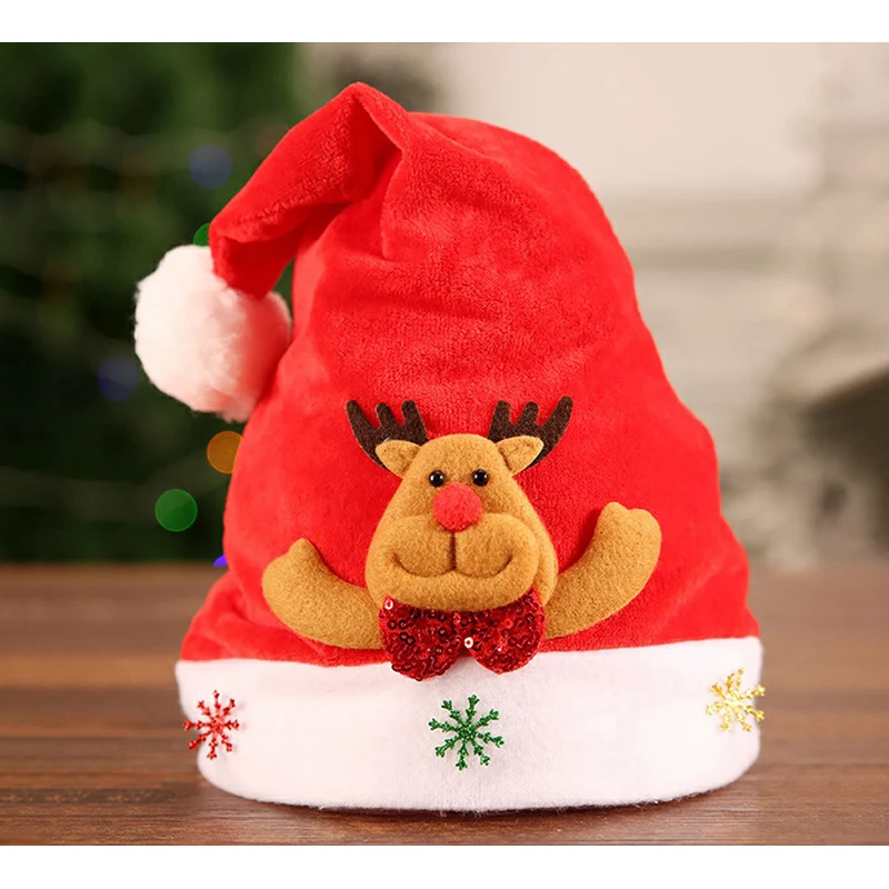 Лидер продаж 13 видов конструкций рождественские шапки для взрослых детей
