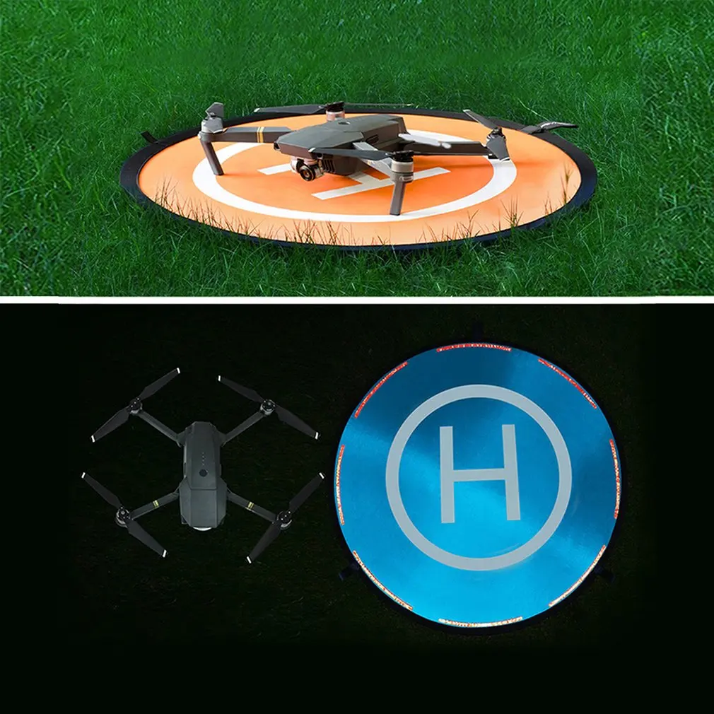 110cm Portable UAV Parking Landing Pad Drones Helicopter Apron Waterproof Drone Accessories 55 75 80 | Игрушки и хобби