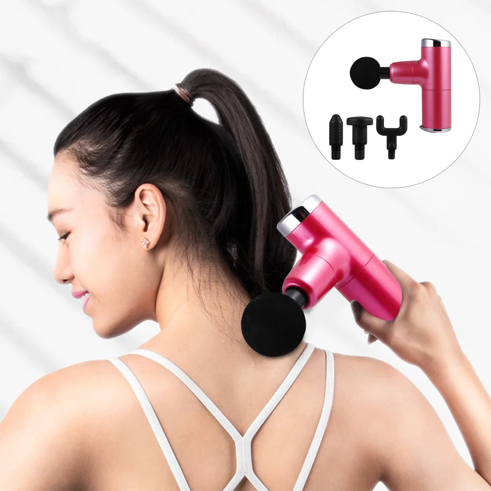 

1 Set of Fascia Massager Percussion Muscle Device Handheld Deep Tissue Massager