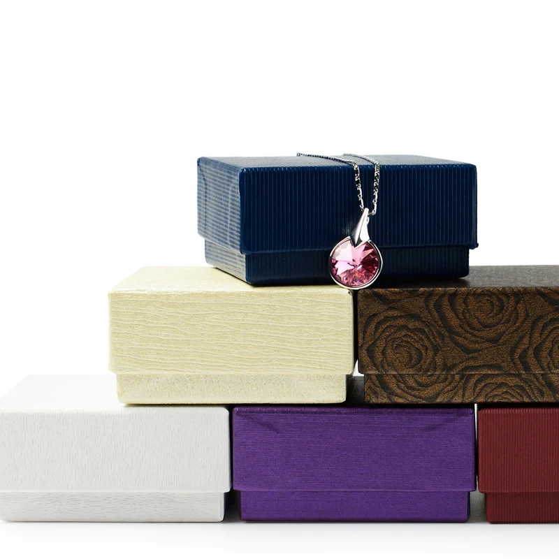

FANXI 10pcs Quality Workmanship Paper Gift Box Bracelet Necklace Gift Packaging Case Jewelry Storage Organizer