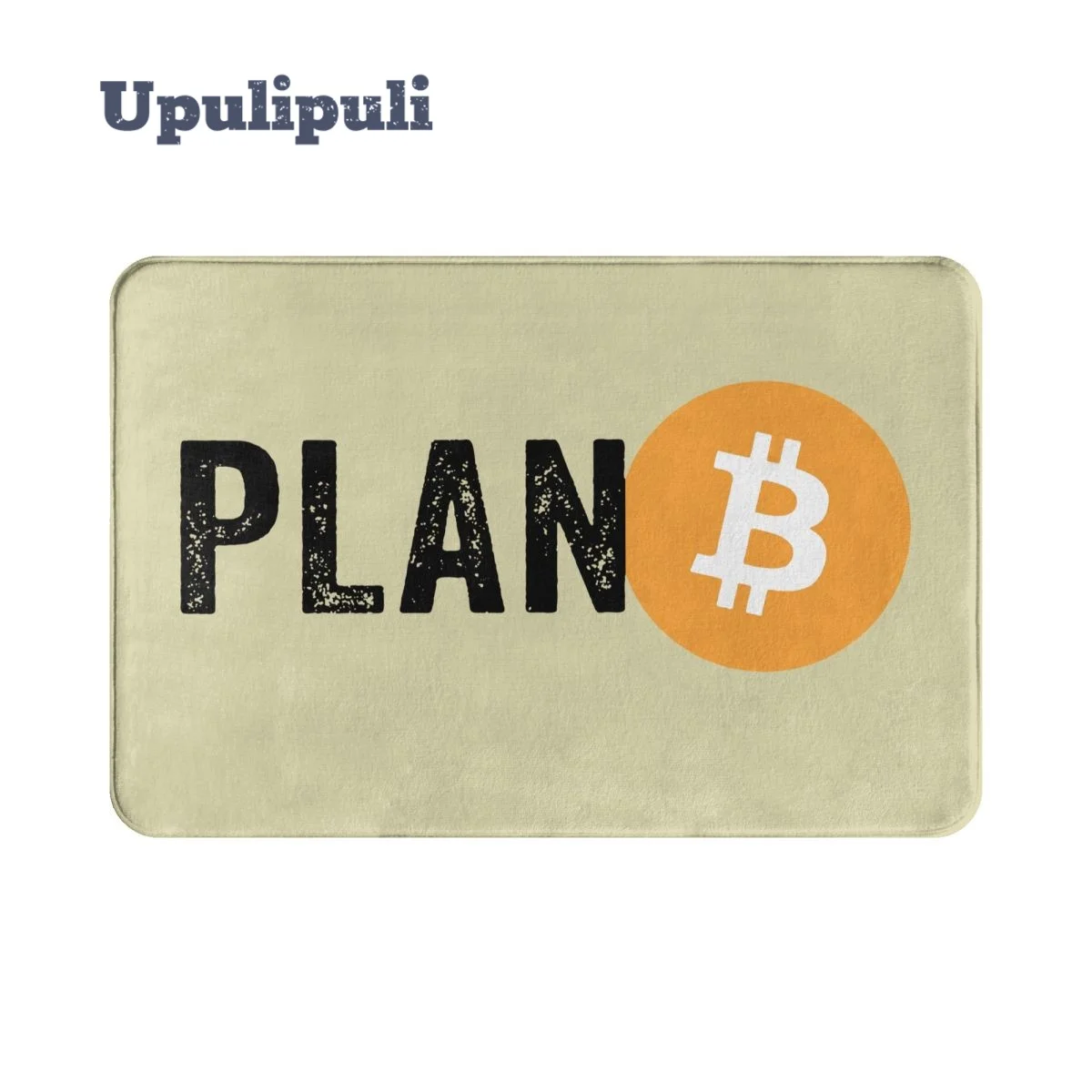 

Plan B Mat Soft Rug Anti-Slip Bitcoin Currency Welcome Mats for Floor Bathroom Washable Toilet Entrance Mats Decoration