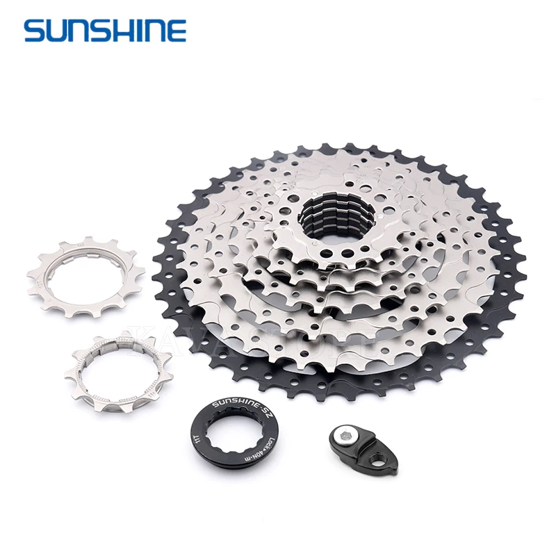 Звездочки для горного велосипеда SUNSHINE 8S 25T 28T 32T 40T 42T кассета свободного колеса