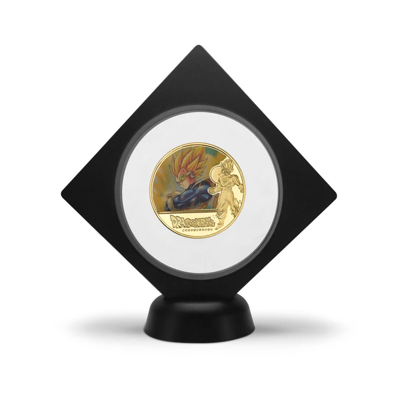 coin3 with holder 5 шт. WR Dragon Ball позолоченные Коллекционные монеты с держателем для монет японский набор монет медаль подарок Прямая поставка - Цвет: coin3 with holder