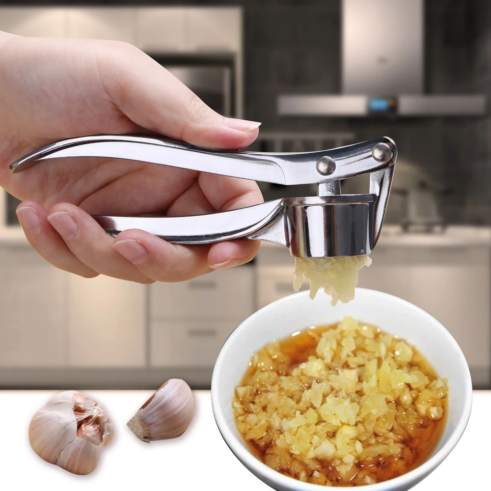 Нержавеющая сталь чеснок прессы сплав Кухня выжать инструмент для фруктов и