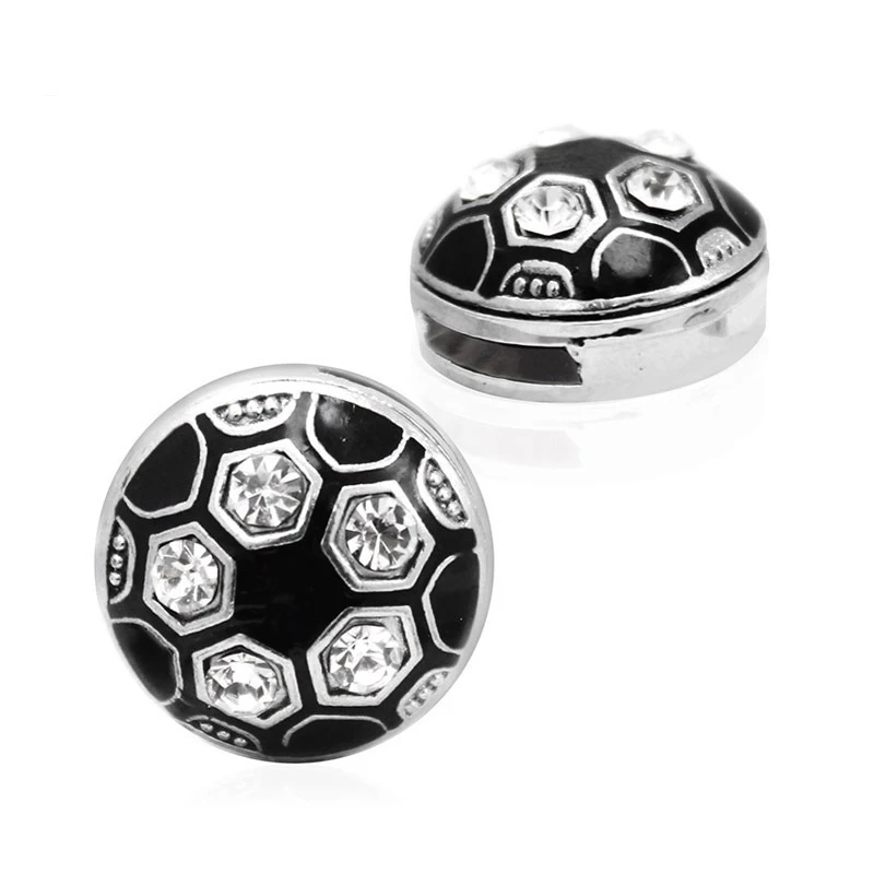Crystal Basketball Baseball USA Football Volleyball Slide Charms Sport Sliders For 8mm Bracelet Necklace 2019 DIY Jewelry Making | Украшения