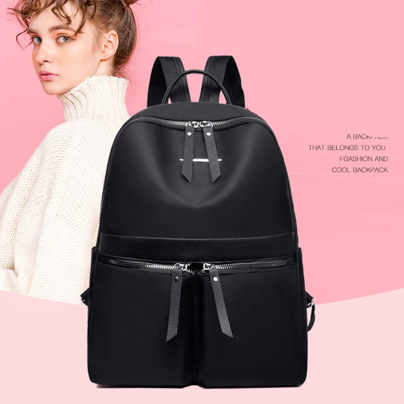 

Trend Female Bagpack Large School Backpack Teenager Student Fashion Backpack Waterproof Women Backpack Oxford cloth Shoulder Bag