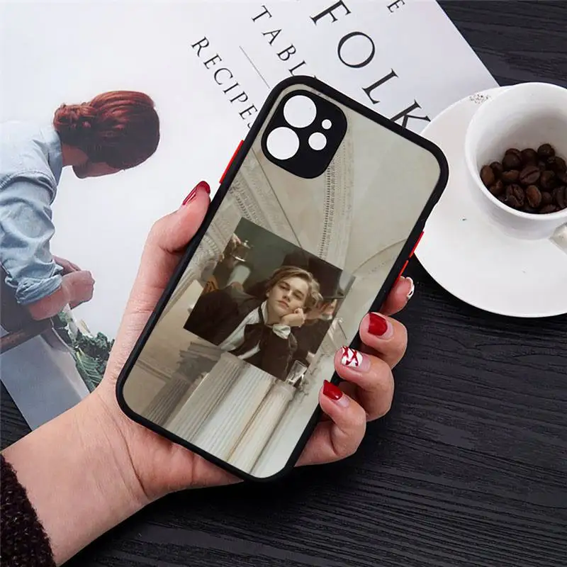 

Leonardo DiCaprio young famous actor Phone Case matte transparent For iphone 7 8 11 12 plus mini x xs xr pro max cover