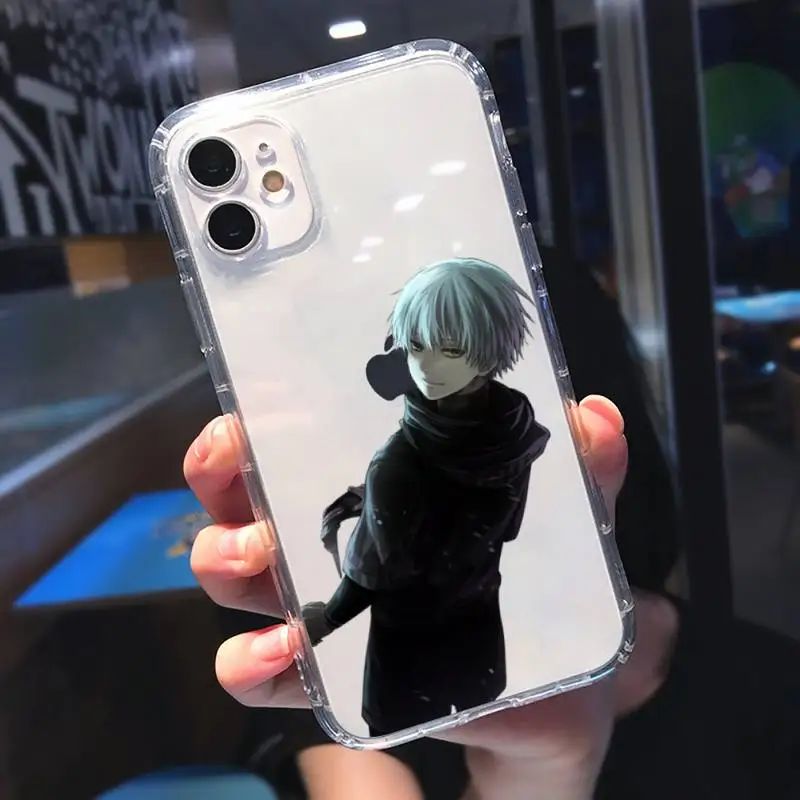 

Tokyo Ghoul Trendy Anime Kaneki Ken Phone Case Transparent for iPhone 11 12 mini pro XS MAX 8 7 6 6S Plus X 5S SE 2020 XR