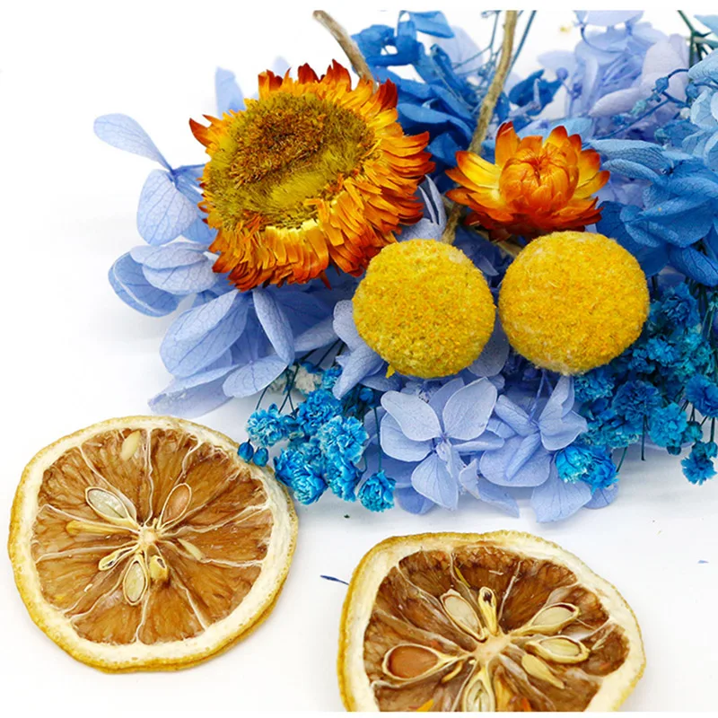 DIY настоящие натуральные сушеные цветы сухие растения хризантема искусственная